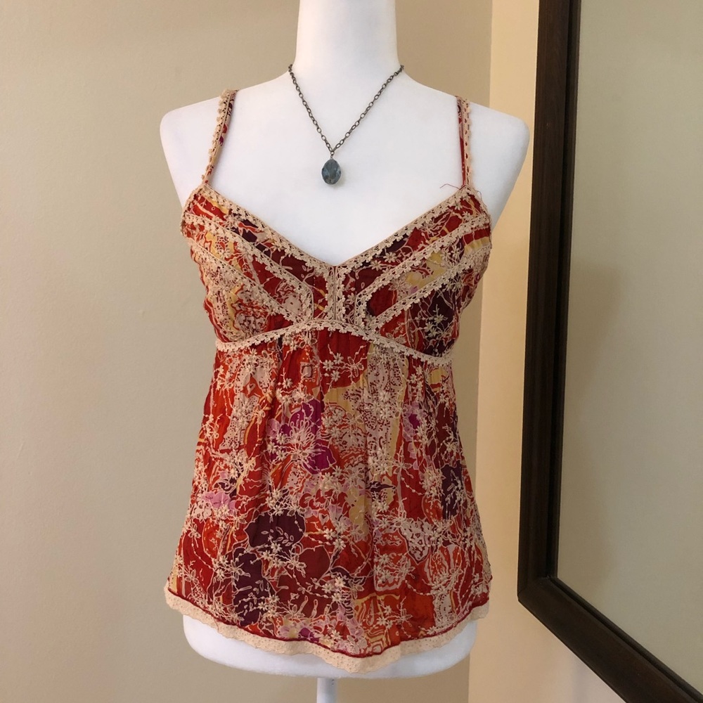 Cynthia Steffe Lace Embroidered Cami